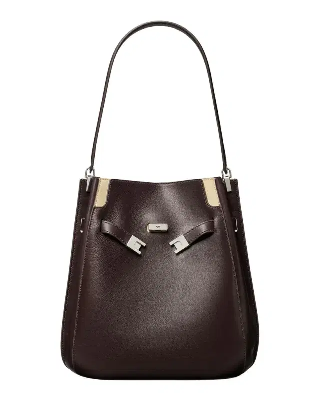 Tory Burch Lee Radziwill Leather Shoulder Bag