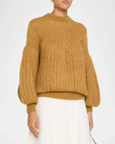Zimmermann Valiant Mohair Billow Sweater | Thumbnail 4