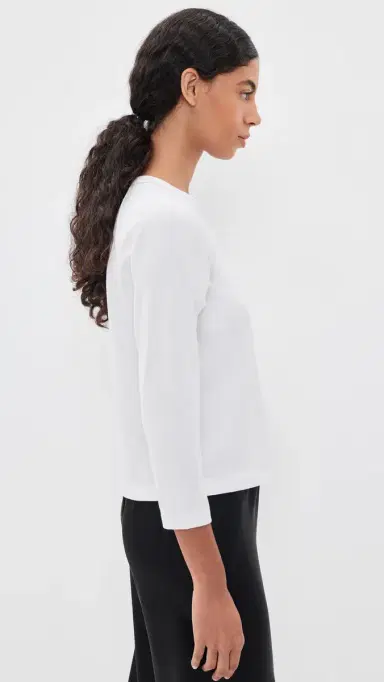 LESET Margo Baseball Tee White | Thumbnail 4 LESET Margo Baseball Tee White | Thumbnail 4