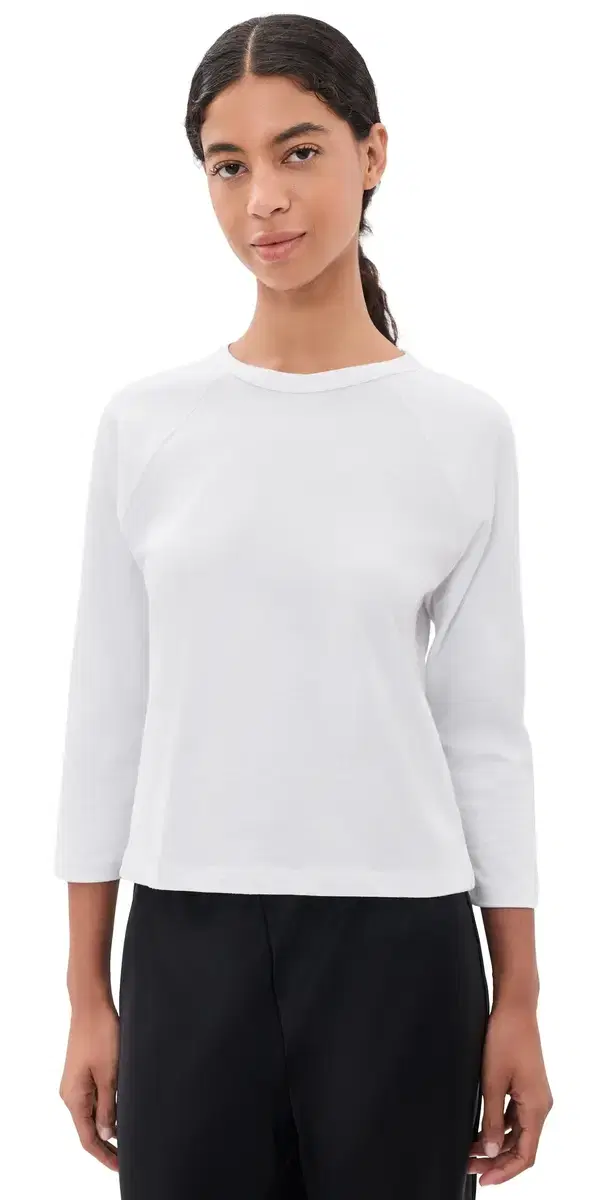 Margo Baseball Tee White