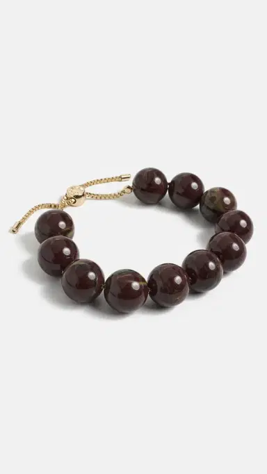 BaubleBar Jane Beaded Bracelet Brown One Size | Thumbnail 2