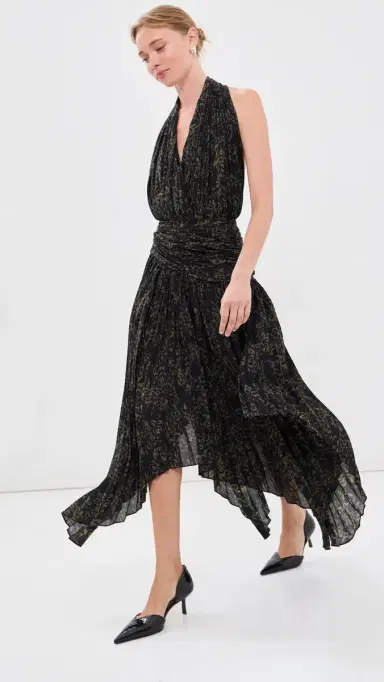 Proenza Schouler Paulina Dress Black multi 2 | Thumbnail 5