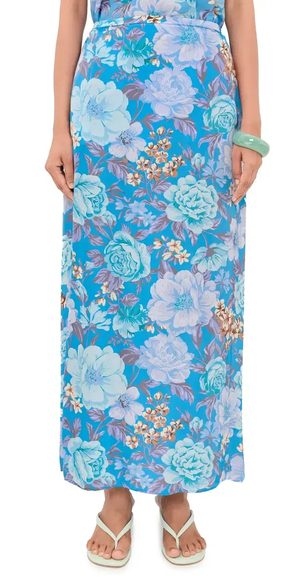 La Maregold imone Skirt Turquoise Garden ymphony