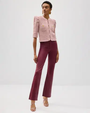 L'Agence Kendra High-Rise Coated Crop Flare Jeans | Thumbnail 5 L'Agence Kendra High-Rise Coated Crop Flare Jeans | Thumbnail 5
