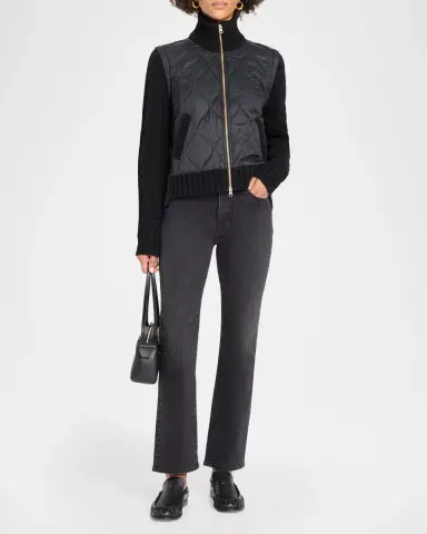 Veronica Beard Patra Quilted Wool-Blend Jacket | Thumbnail 2