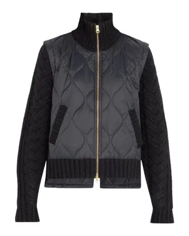 Veronica Beard Patra Quilted Wool-Blend Jacket | Thumbnail 1