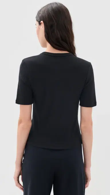 LESET Nando Henley Tee Black | Thumbnail 3 LESET Nando Henley Tee Black | Thumbnail 3