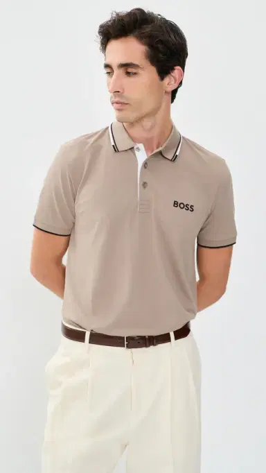 BOSS Paddy Pro Polo Shirt Olive Night | Thumbnail 2