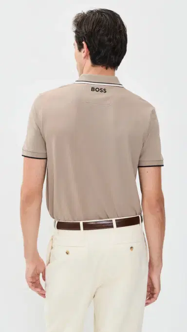 BOSS Paddy Pro Polo Shirt Olive Night | Thumbnail 3