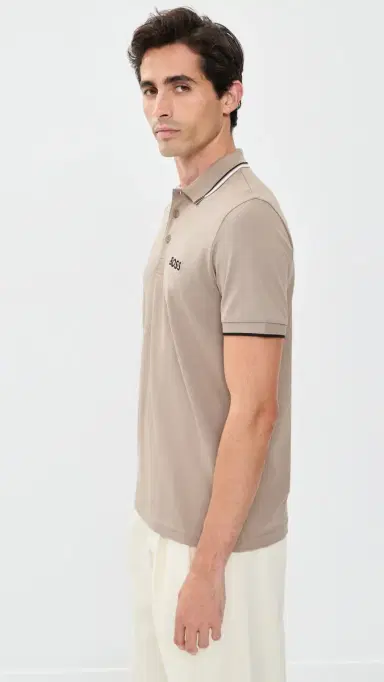 BOSS Paddy Pro Polo Shirt Olive Night | Thumbnail 4