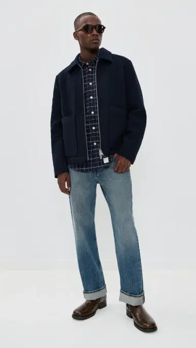 NN07 Gael Zip Jacket Navy Blue | Thumbnail 5 NN07 Gael Zip Jacket Navy Blue | Thumbnail 5
