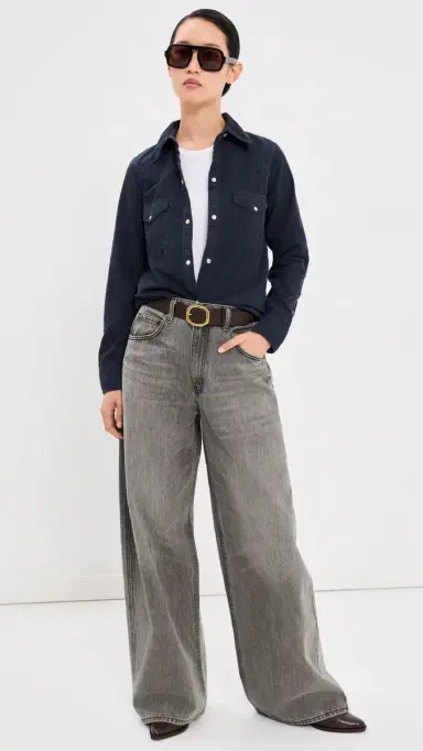 Nili Lotan Terese Jeans Ash Grey Wash | Thumbnail 5