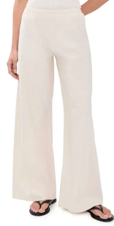 La Ligne Colby Poplin Pants Bone | Thumbnail 1