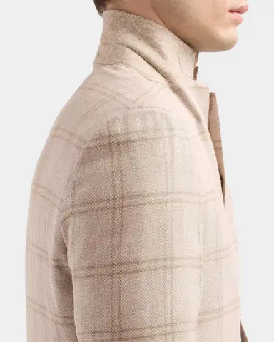 Kiton Men's Windowpane Plaid Single-Breasted Sport Coat | Thumbnail 7