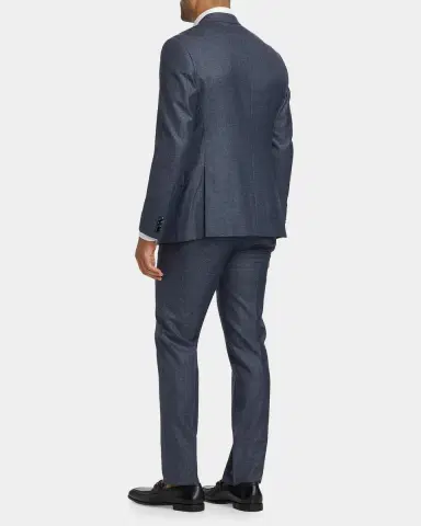 Giorgio Armani Men's Micro-Squares Wool Classic Fit Suit | Thumbnail 3 Giorgio Armani Men's Micro-Squares Wool Classic Fit Suit | Thumbnail 3