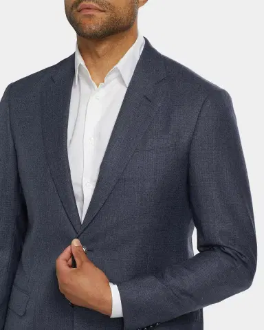Giorgio Armani Men's Micro-Squares Wool Classic Fit Suit | Thumbnail 5 Giorgio Armani Men's Micro-Squares Wool Classic Fit Suit | Thumbnail 5