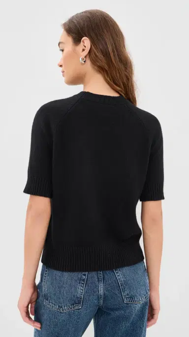 ANINE BING Jackson Cashmere Sweater Black | Thumbnail 3