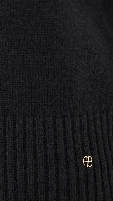 ANINE BING Jackson Cashmere Sweater Black | Thumbnail 6