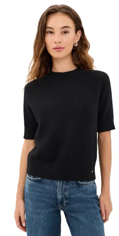 ANINE BING Jackson Cashmere Sweater Black | Thumbnail 1