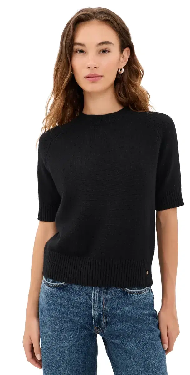 ANINE BING Jackson Cashmere Sweater Black