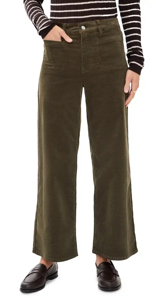 Frame Le Petite Pixie Slim Corduroy Pants