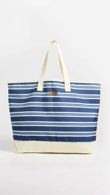 PARKE Oversized Striped Tote Denim Stripe One Size | Thumbnail 2