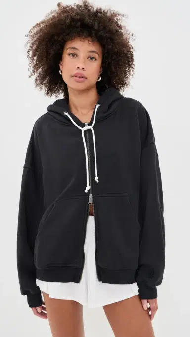 FP Movement Final Call Zip Up Hoodie Black | Thumbnail 2