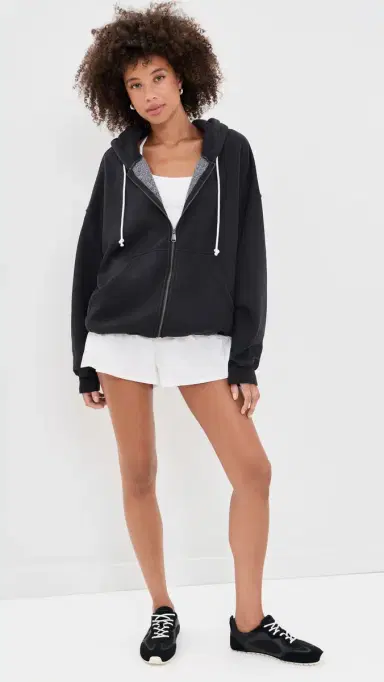 FP Movement Final Call Zip Up Hoodie Black | Thumbnail 5