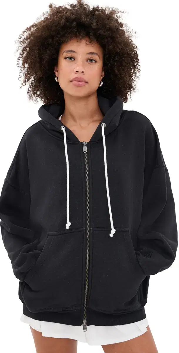 FP Movement Final Call Zip Up Hoodie Black