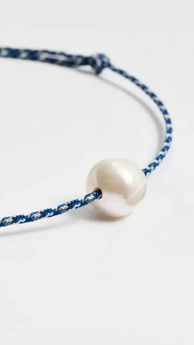 Zoe Chicco Baroque Pearl Paracord Necklace Multi One Size | Thumbnail 2