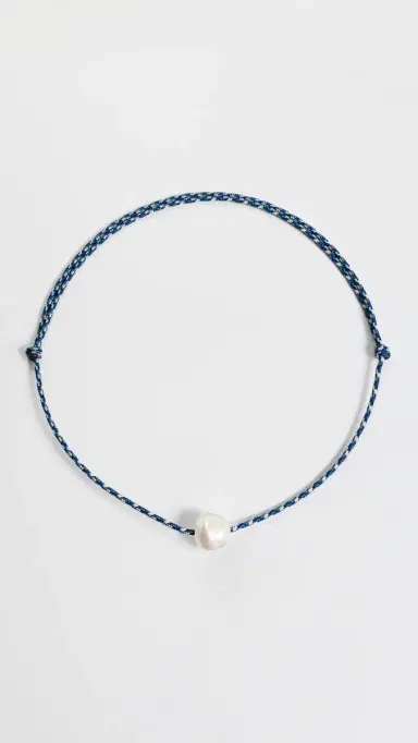 Zoe Chicco Baroque Pearl Paracord Necklace Multi One Size | Thumbnail 4