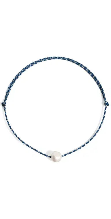Zoe Chicco Baroque Pearl Paracord Necklace Multi One Size | Thumbnail 1