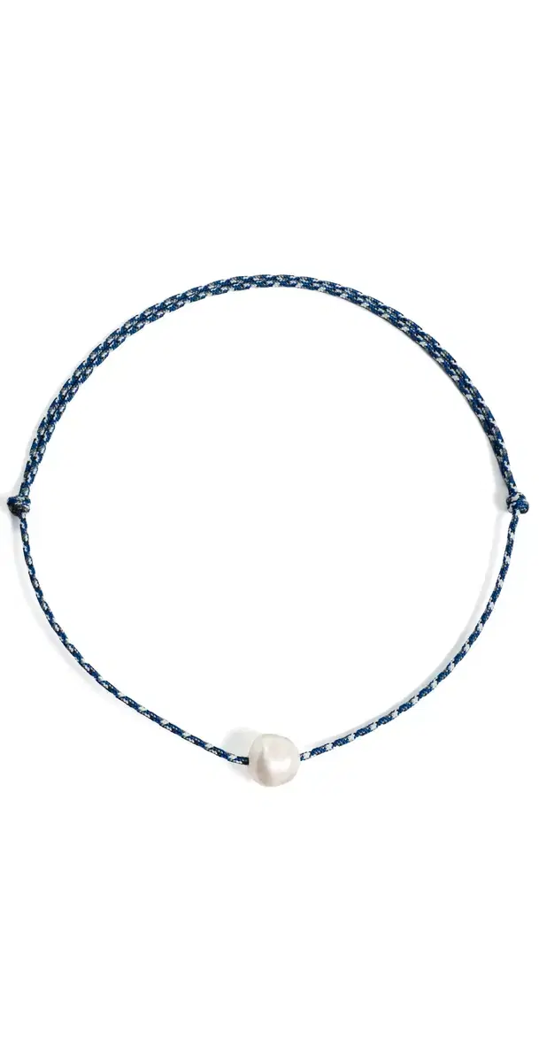 Zoe Chicco Baroque Pearl Paracord Necklace Multi One Size