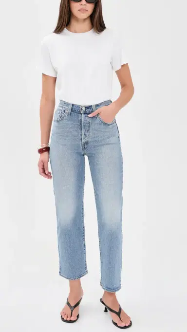 Levi's Ribcage Straight Ankle Jeans Should Be Easy | Thumbnail 5