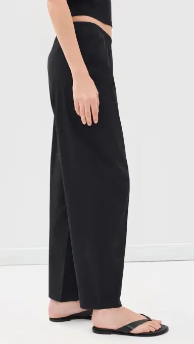 La Ligne Poplin Barrel Leg Colby Pants Black | Thumbnail 4 La Ligne Poplin Barrel Leg Colby Pants Black | Thumbnail 4