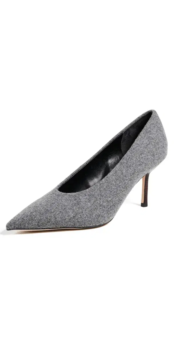 Favorite Daughter The Zoe Felt Pumps Grey