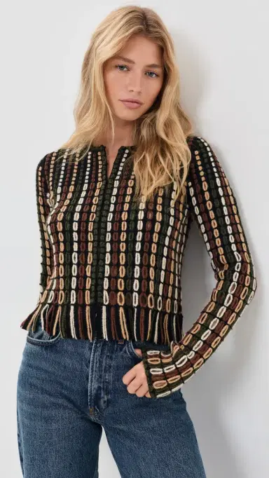 Ulla Johnson Zora Knit Cardigan Noctis | Thumbnail 2