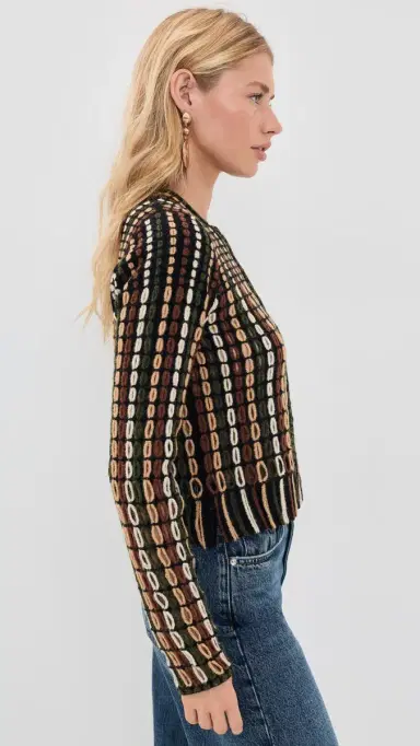 Ulla Johnson Zora Knit Cardigan Noctis | Thumbnail 4