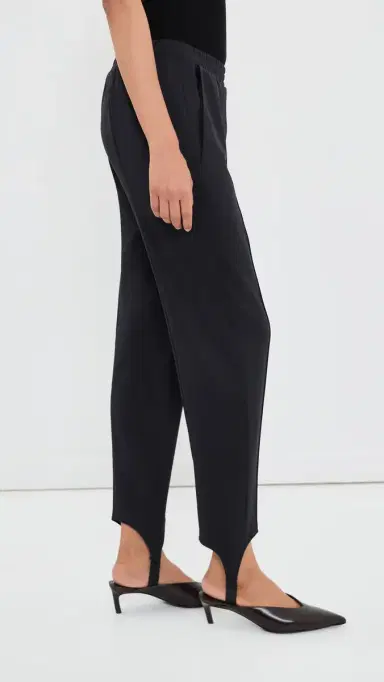Tibi Active Knit porty tirrup Pants Black | Thumbnail 4