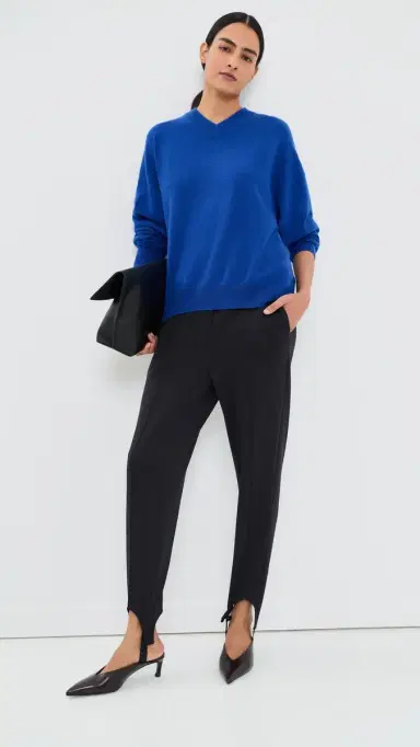 Tibi Active Knit porty tirrup Pants Black | Thumbnail 5