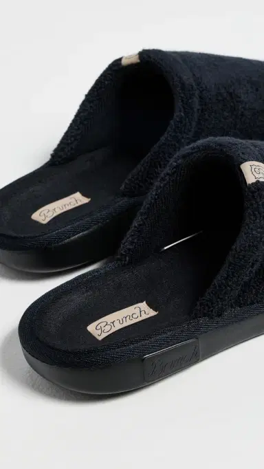 Brunch Essential Slippers Black | Thumbnail 4