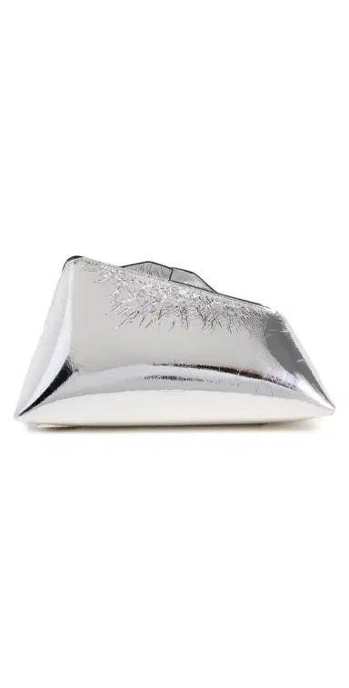 The Attico 8.30 PM Clutch Silver One Size | Thumbnail 1 The Attico 8.30 PM Clutch Silver One Size | Thumbnail 1