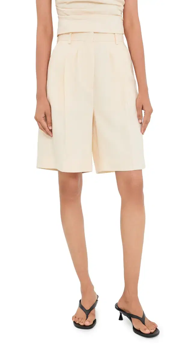 ANINE BING Bryson Shorts Cream