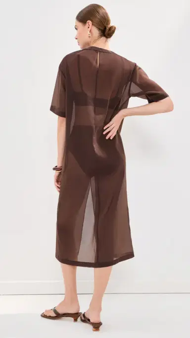 LE BOP Organza Midi Dress | Thumbnail 3 LE BOP Organza Midi Dress | Thumbnail 3