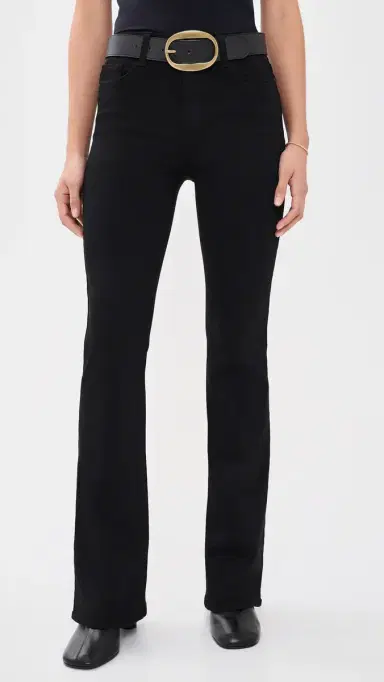 PAIGE Laurel Canyon Jeans Black Shadow | Thumbnail 2