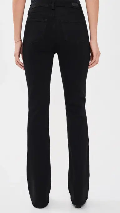 PAIGE Laurel Canyon Jeans Black Shadow | Thumbnail 3