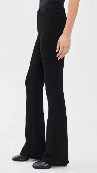 PAIGE Laurel Canyon Jeans Black Shadow | Thumbnail 4