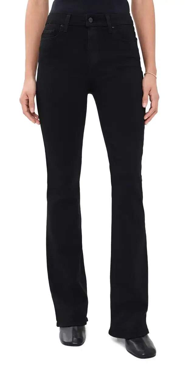 PAIGE Laurel Canyon Jeans Black Shadow