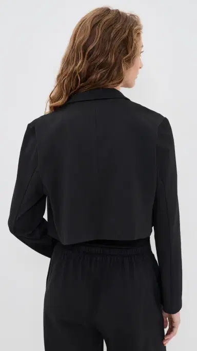 Ripley Rader Ponte Knit Boxy Blazer Black | Thumbnail 3 Ripley Rader Ponte Knit Boxy Blazer Black | Thumbnail 3