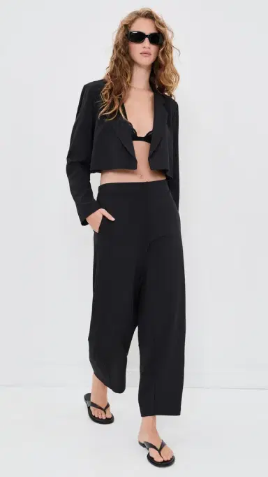 Ripley Rader Ponte Knit Boxy Blazer Black | Thumbnail 5 Ripley Rader Ponte Knit Boxy Blazer Black | Thumbnail 5